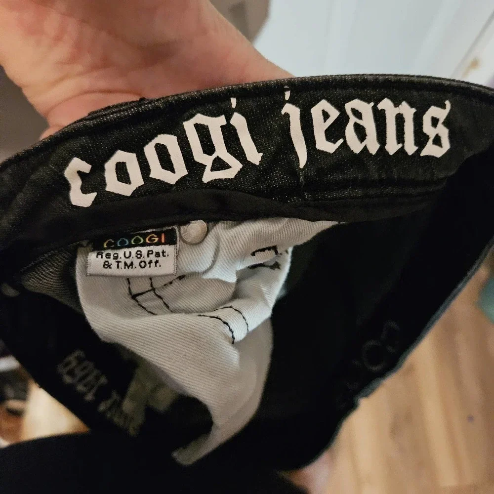Coogi black rhinestone denim Size 13/14‎